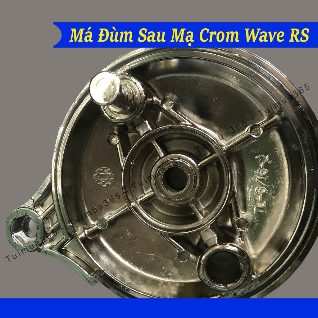 Má Đùm Mạ Crom Sau Honda Wave RS