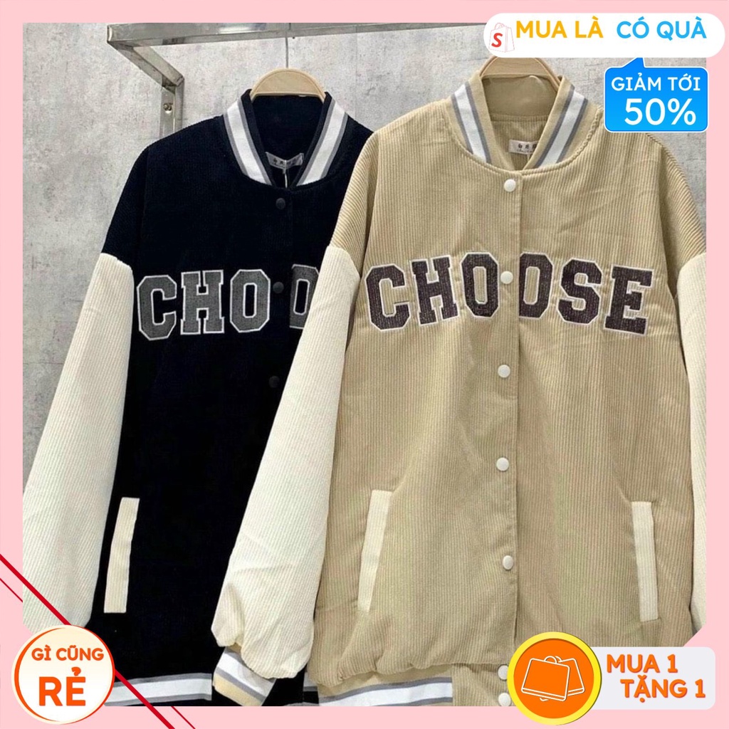 Áo hoodie dáng rộng phong cách Unisex Choose pinktop12, Áo sweater nam nữ đẹp