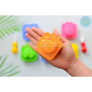 1 Khuôn cơm bento Nhật,khuôn đậu hũ cho bé ăn dặm NPP Baby Tôm