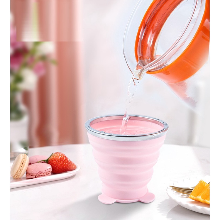 Cốc Nước Gấp Gọn Silicone