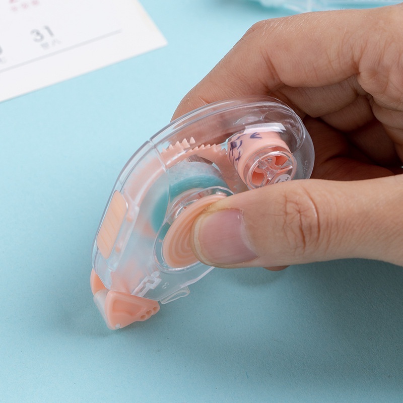 Cuộn Băng Keo Hai Mặt Trong Suốt Nhiều Màu 5M*5MM