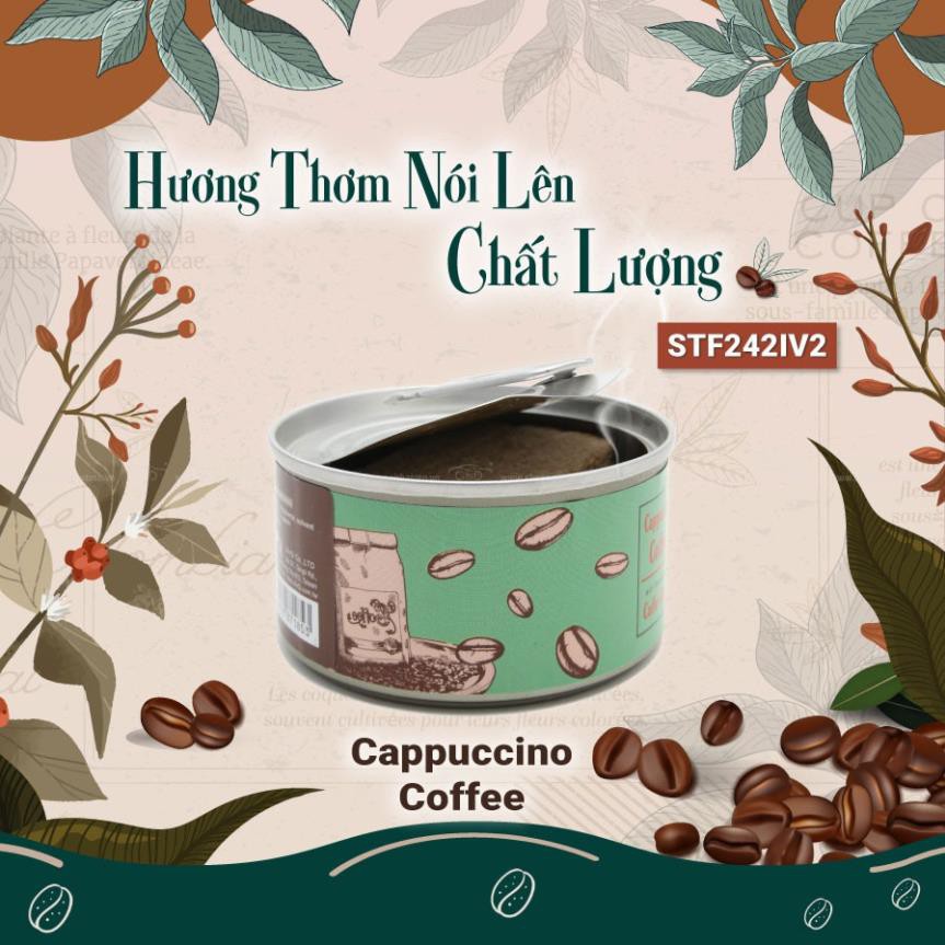 Sáp thơm ô tô AIR-Q CAFFE GUSTO NO242IV-2 Cappuccino Coffee 36g