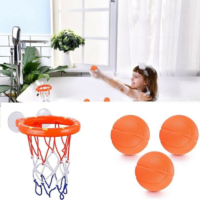 4 quả bóng rổ mini đồ chơi khi tắm cho trẻ em