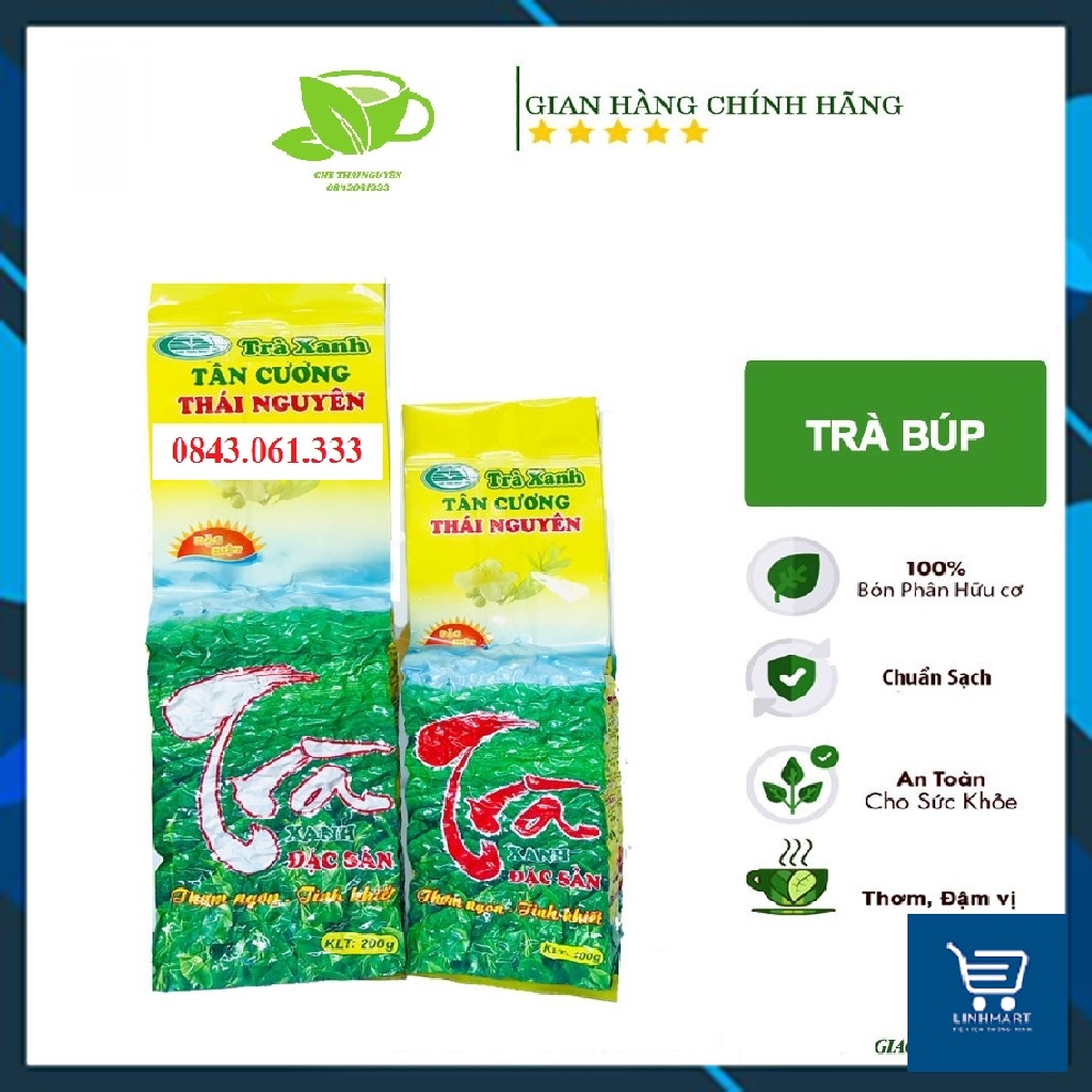 Đặc Sản Trà Búp Tân Cương Thái Nguyên, Chè Búp Tân Cương Thái Nguyên, Không Phụ Gia, Lên Hương Tự Nhiên