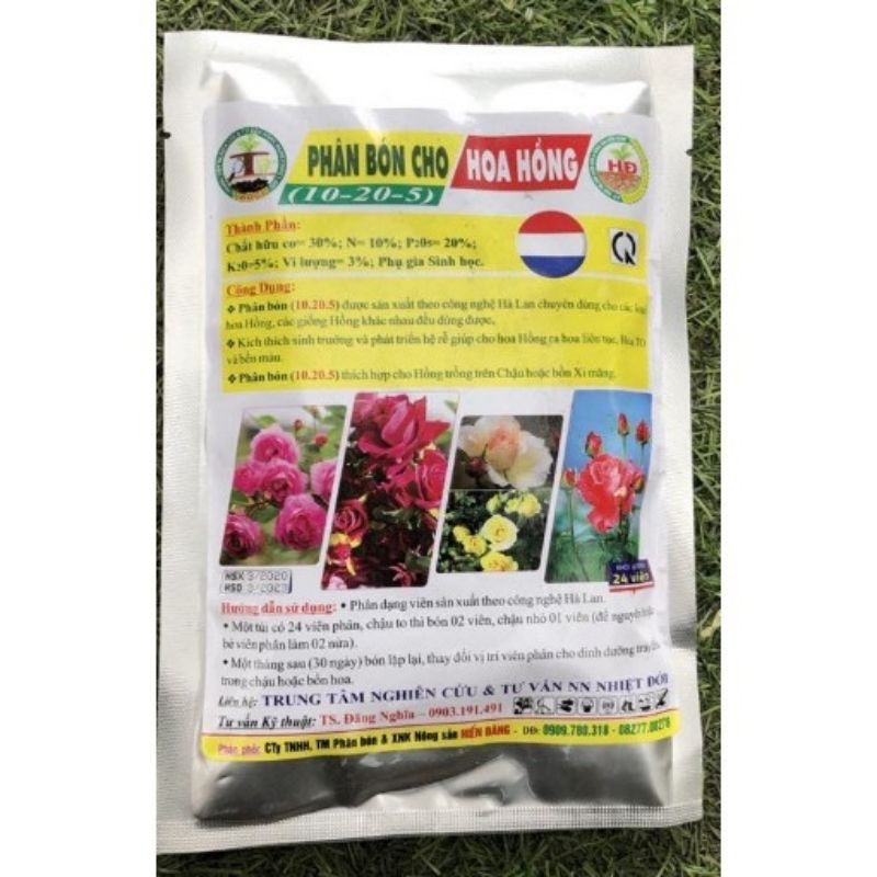 ( Sỉ Lẻ ) Phân bón chuyên cho hoa hồng (10-20-5)