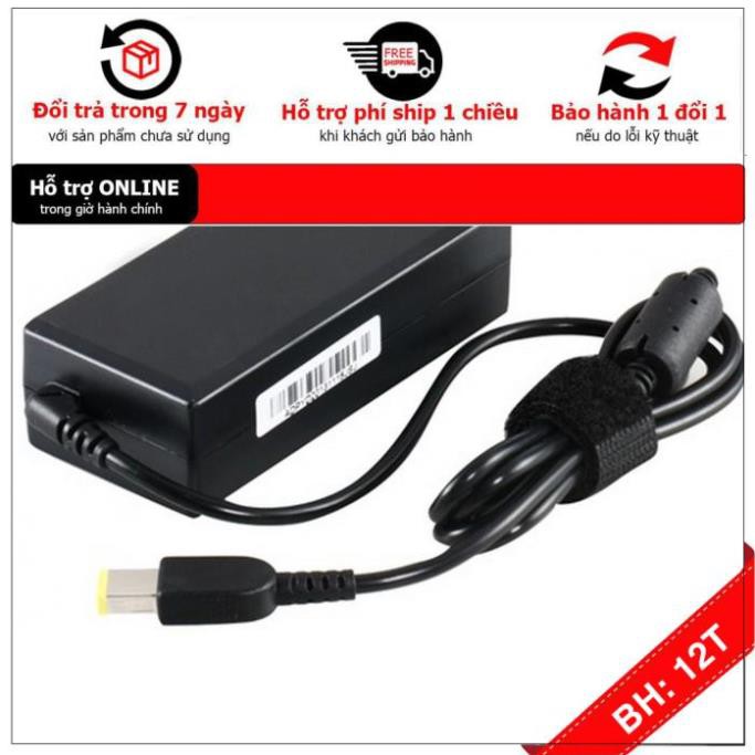 [BH12TH] [- Sạc cho Laptop Lenovo Thinkpad T431s T440 T440p T440s 4.5A 90W chân vuông .