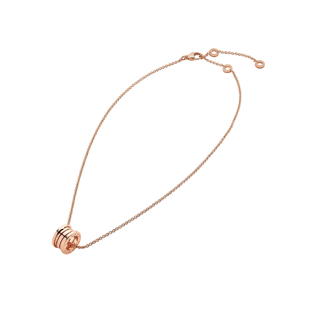 Vòng cổ Mạ Vàng Hồng 18kt 18kt Mặt Tròn Nhỏ
