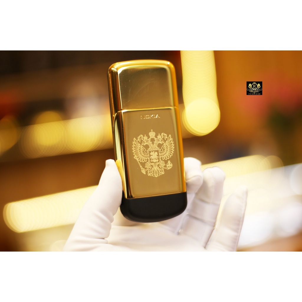 Nokia 8600 Luna Gold Khắc Đại Bàng Nước Nga