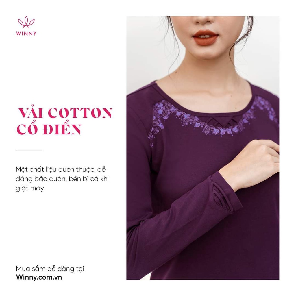 Bộ ngủ cotton thu đông Winny 21547 | BigBuy360 - bigbuy360.vn
