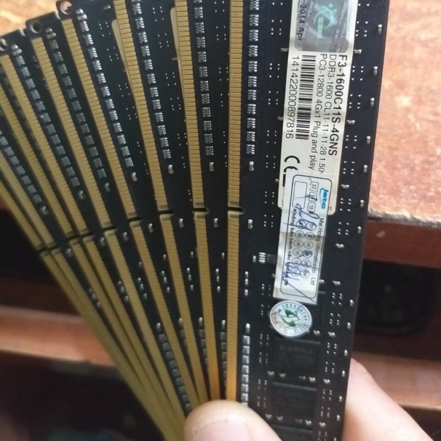 [FREESHIP 99K]_ Combo 2 Ram gskill 4gd3 bus 1600