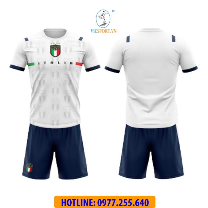 Áo Đá Bóng, Quần Áo Đá Banh Đội Tuyển ITALIA 22-23 Thun Lạnh Thoáng mát SV - Vicsport