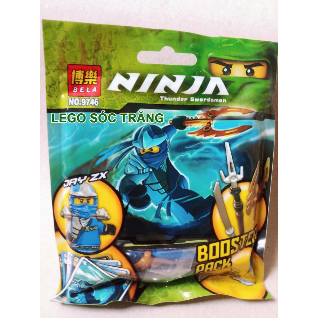 Đồ chơi lắp ráp xếp hình logo Ninjago season phần 2 polybags Ninja Jay ZX, Lloyd Garmadon Kendo Cole Bela 9744 9745 9746