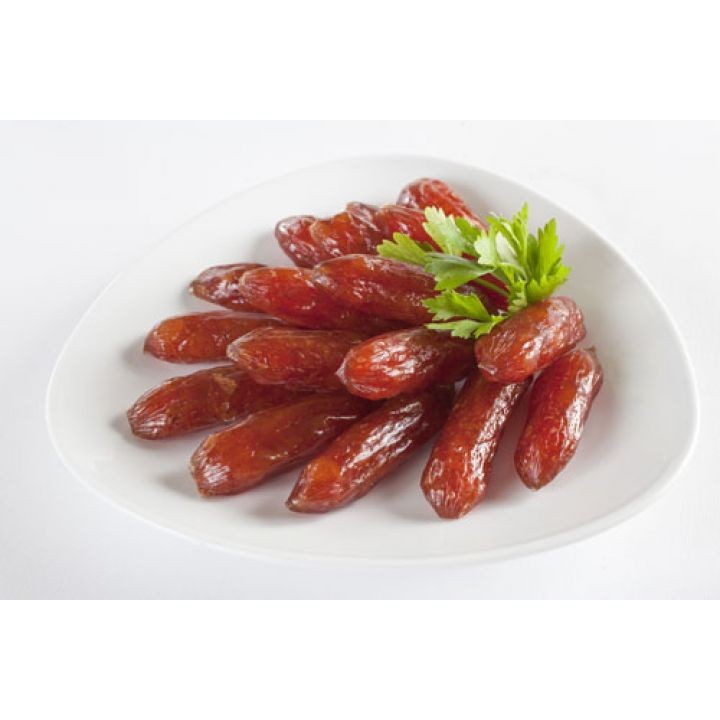 Lạp xưởng Tân Huê Viên, Lạp xưởng Mai Quế Lộ Khô, Lạp xưởng Tiêu, Lạp Xưởng Sóc Trăng Cây Ngắn Túi 500g