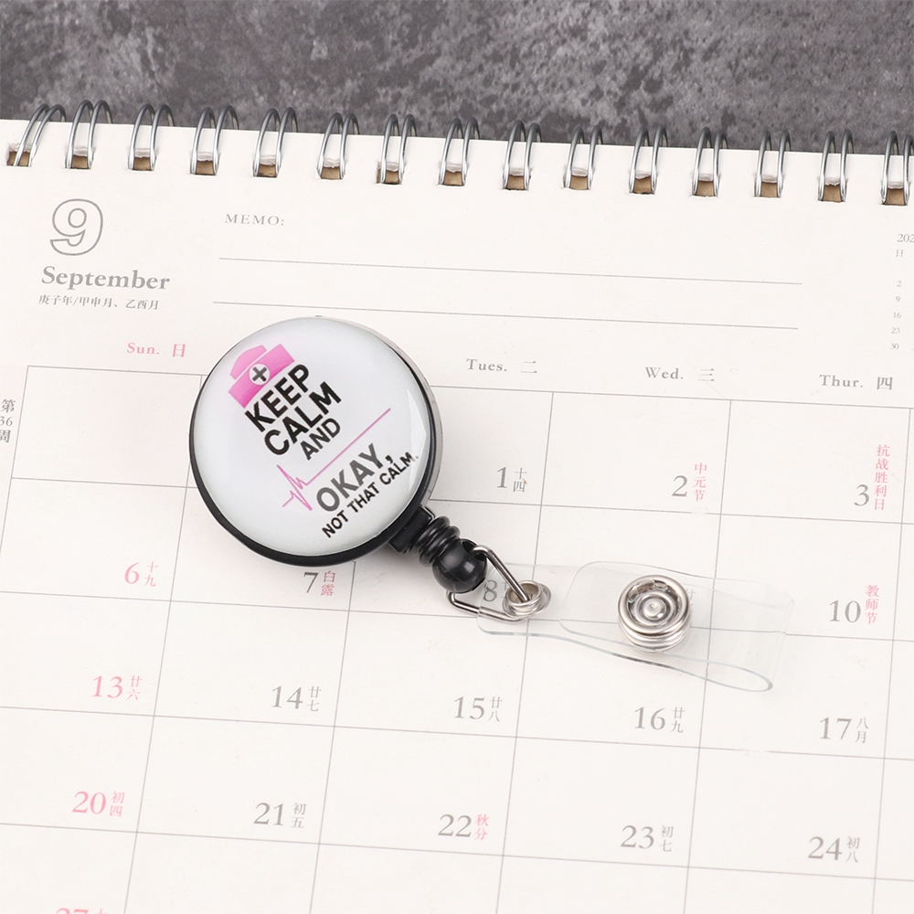 1 Kẹp Giữ Bảng Tên Chống Thất Lạc Tiện Dụng