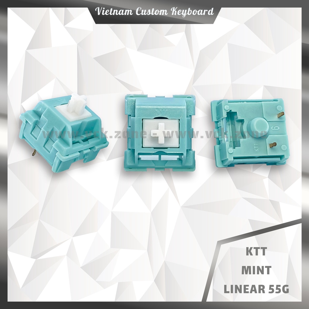 KTT Linear Switch | Stem Dài Âm Thock | Hiệu Năng Cao | Lựa Chọn Thay Thế Gateron &amp; Jwick &amp; Akko CS | VCK