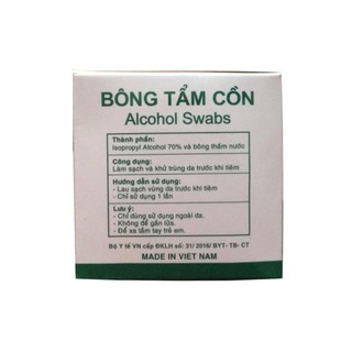 Bông tẩm cồn Alcohol Swabs