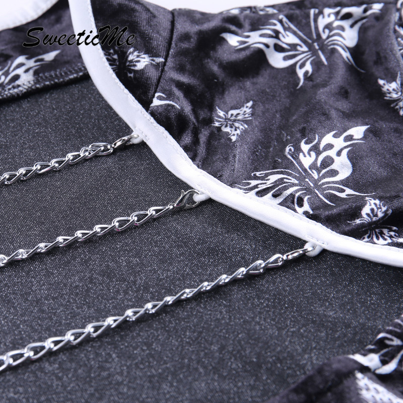 Áo Thun Ngắn Tay In Hình Bướm Gợi Cảm Mẫu 2021 Dành Cho Nữ | BigBuy360 - bigbuy360.vn