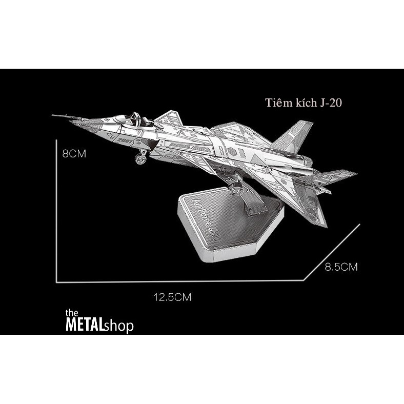Mô hình lắp ghép kim loại các mẫu máy bay