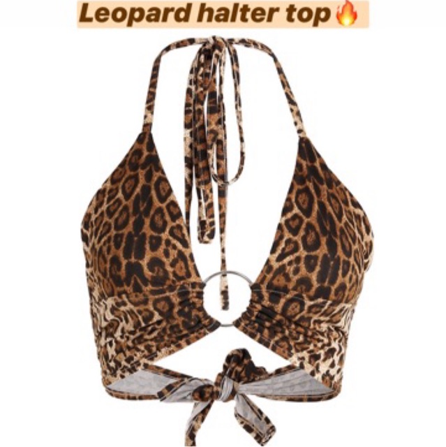 Leopard Halter Top da beo | BigBuy360 - bigbuy360.vn