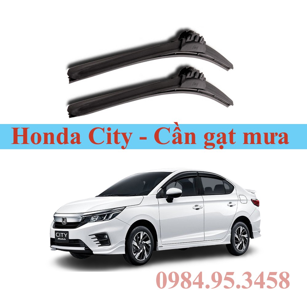 Honda City 2017-2021 Cần gạt mưa xe ô tô bên lái và bên phụ size 26 inch và 16 inch