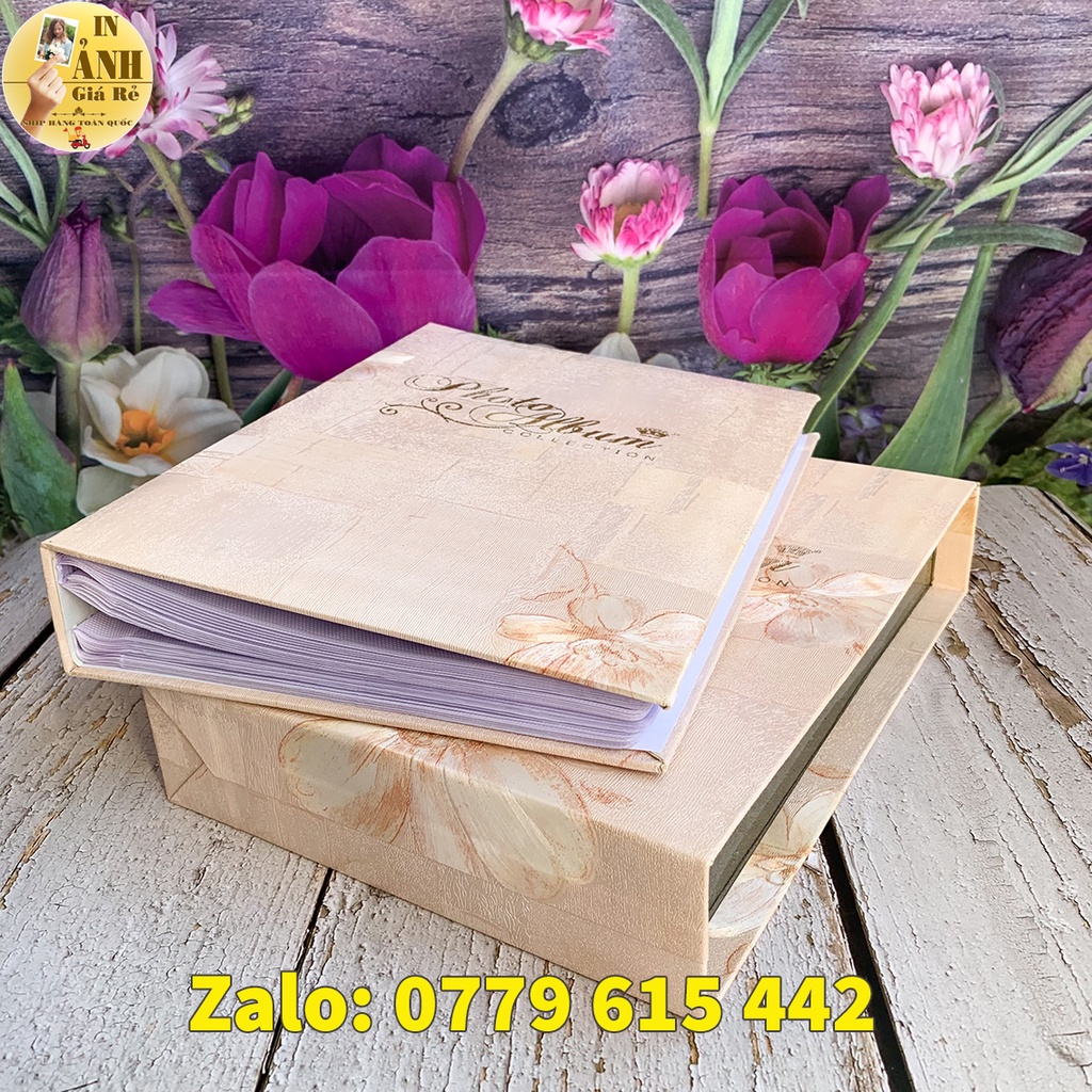 Album đựng 120 ảnh 13x18 có hộp