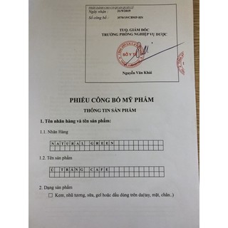 Ủ trắng cà phê thảo dược handmade