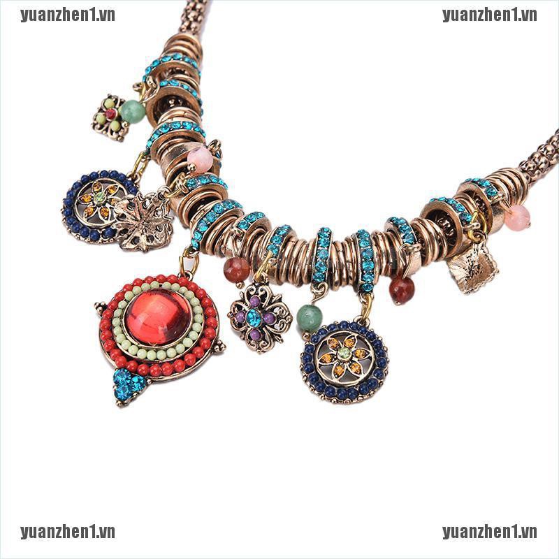 [YUANZHEN1] Vòng Cổ Tua Rua Phong Cách Bộ Lạc Thổ Nhĩ Kỳ Gypsy