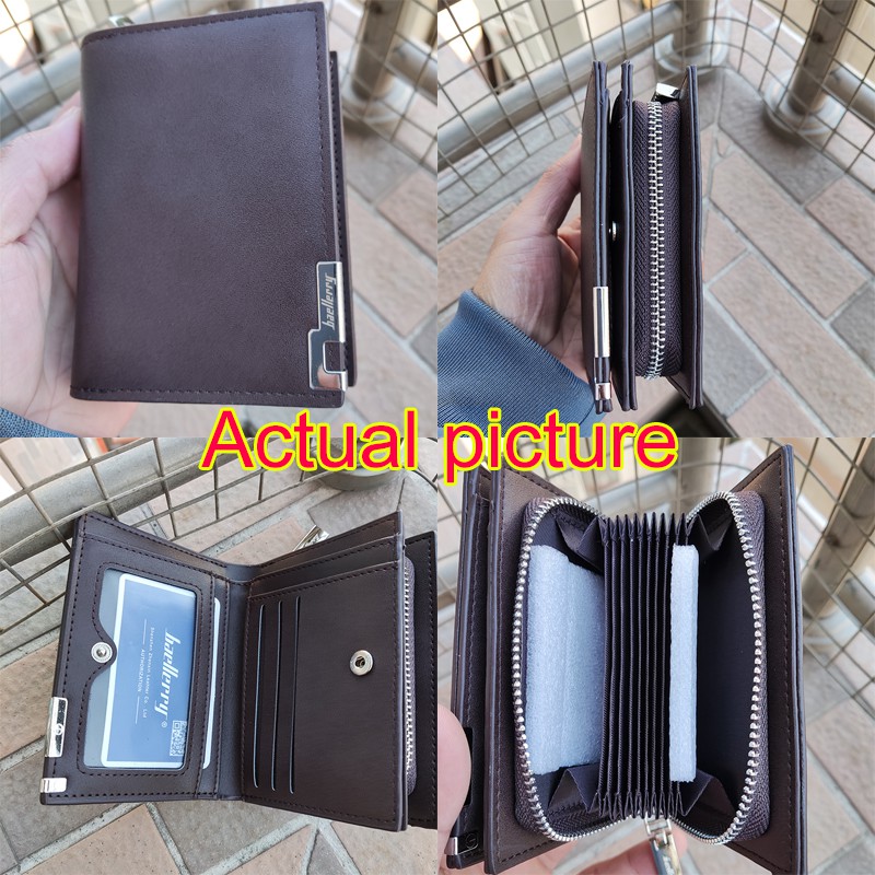 Ví Ngắn Đa Năng Baellerry Thời Trang Cho Nam