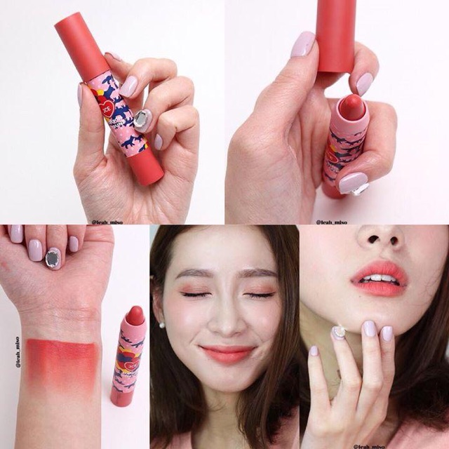 Son bút chì 3CE Maison Kitsune Velvet Lip Crayon sale | BigBuy360 - bigbuy360.vn