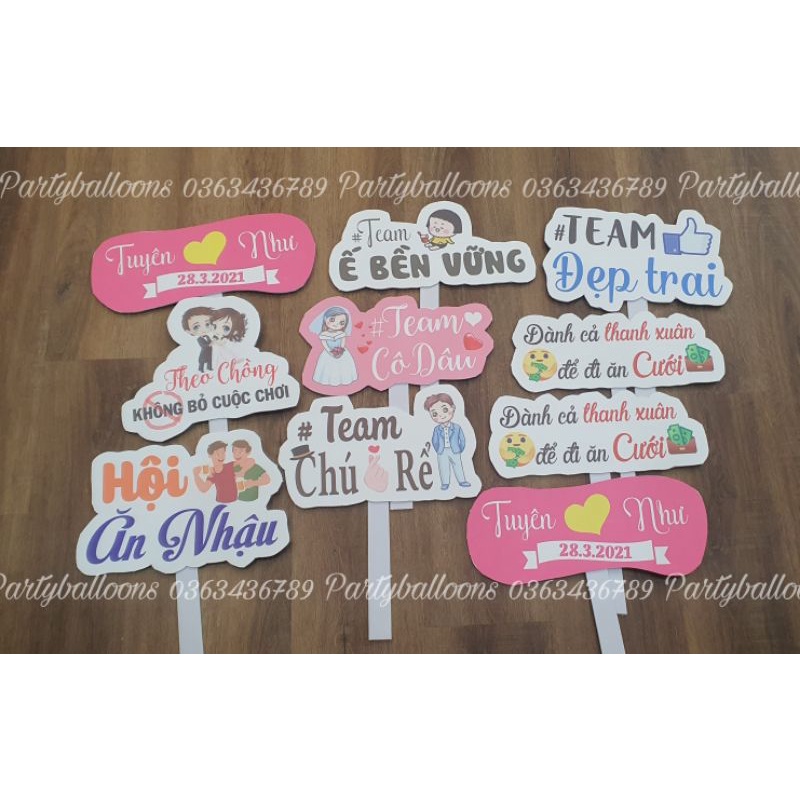 hagtag cầm tay đám cưới, phụ kiện trang phòng cưới | BigBuy360 - bigbuy360.vn