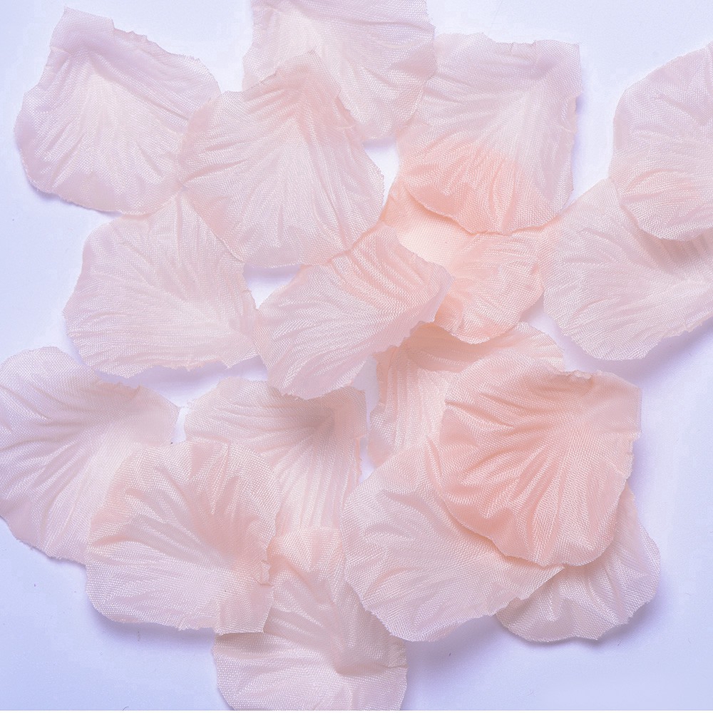 Bộ 1000 cánh hoa hồng nhân tạo độc đáo bằng vải polyester thích hợp trang trí tiệc cưới
