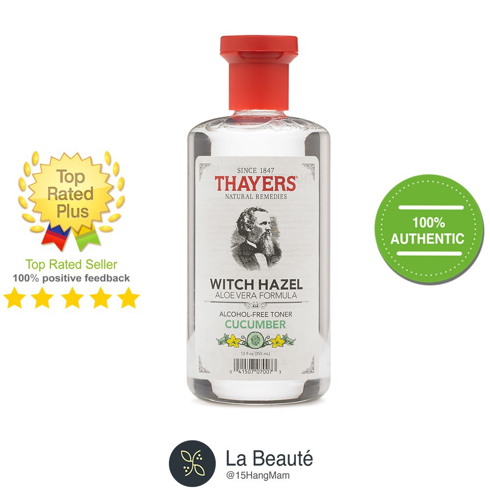 [Hàng Công Ty] Thayers Alcohol-Free - Nước Cân Hằng Oải Hương, Hoa Hồng, Không Mùi, Dưa Leo, Dừa, Nguyên Gốc, Chanh