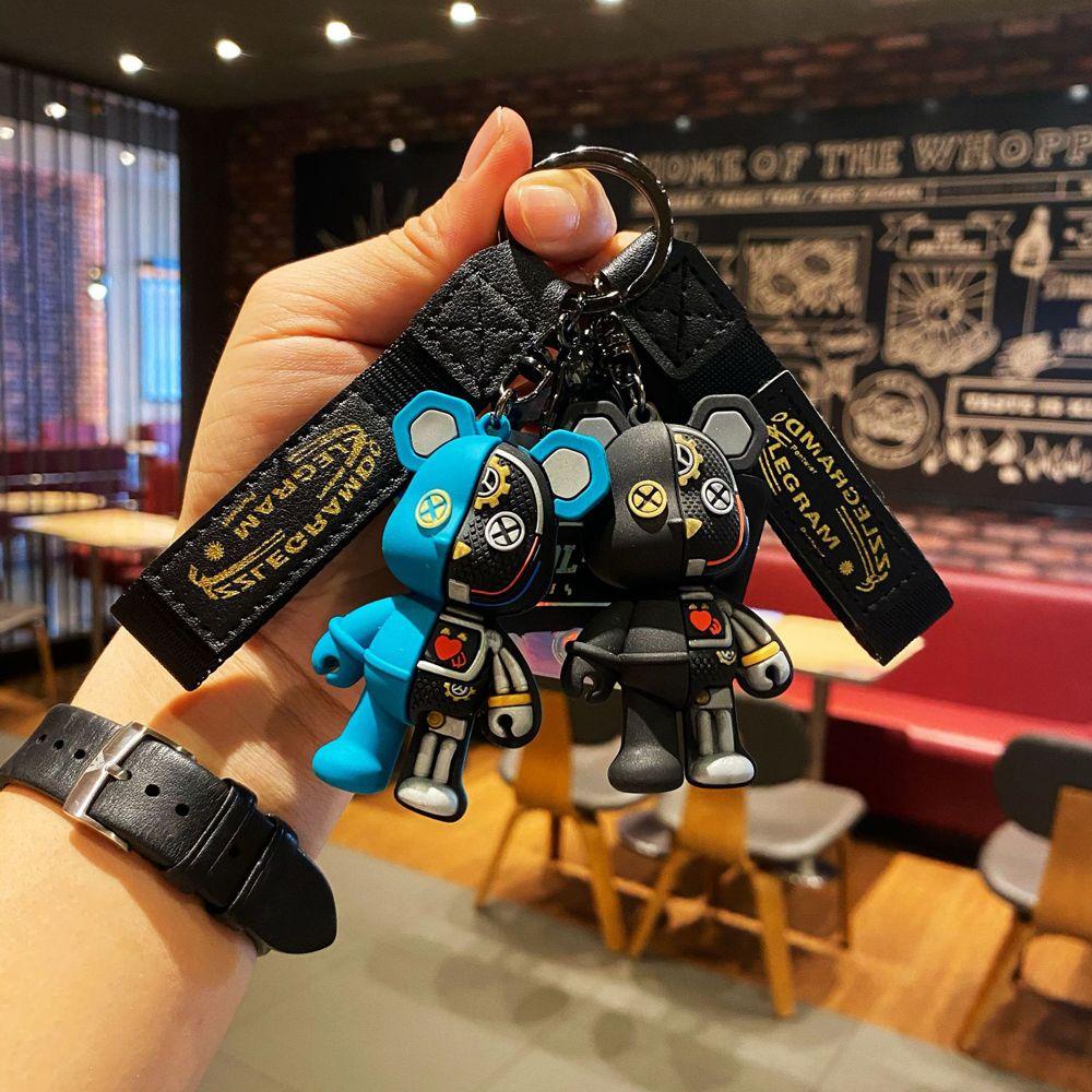 Móc Khóa Hình Gấu Cơ Thể Hoạt Hình Dành Cho Nam Nữ