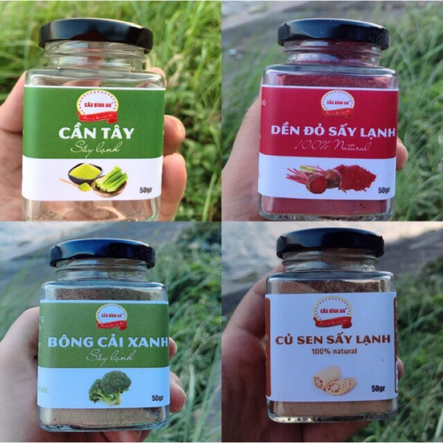 Bột rau củ sấy lạnh Cầu bình an