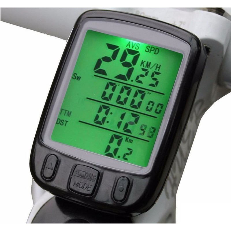 Đồng hồ tốc độ xe đạp Sunding 563A có đèn nền