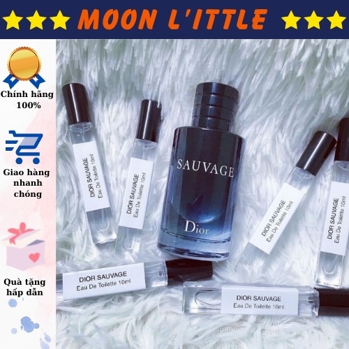 [Chính hãng] Mẫu Thử 10ml Nước hoa Nam Dior Sauvage Eau De Toilet  Cuốn hút, Nam tính | Thế Giới Skin Care