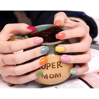 Set of 24 Pretty Candy Colors False Nails