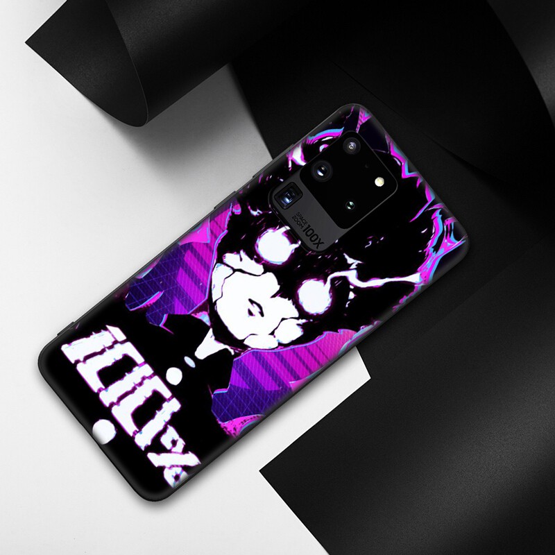 Samsung Galaxy S10 S9 S8 Plus S6 S7 Edge S10+ S9+ S8+ Casing Soft Case 89LU Mob Psycho 100 Anime mobile phone case