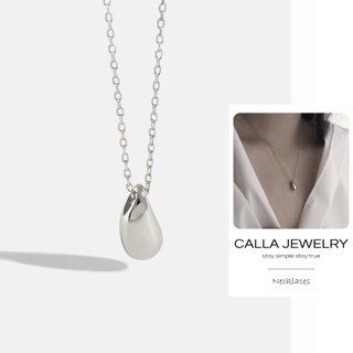 Teardrop Necklace | Dây chuyền bạc giọt nước mắt rơi phong cách tối giản Calla Jewelry l N006