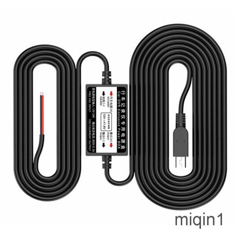 Bộ Chuyển Đổi Nguồn Điện Mq1My Mini Usb / Micro Usb Có Dây Cứng 2.5a Cho Xe Hơi