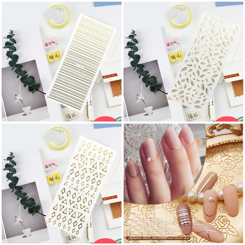 Hình dán móng 3D - 3D Nail Sticker (dán khô)
