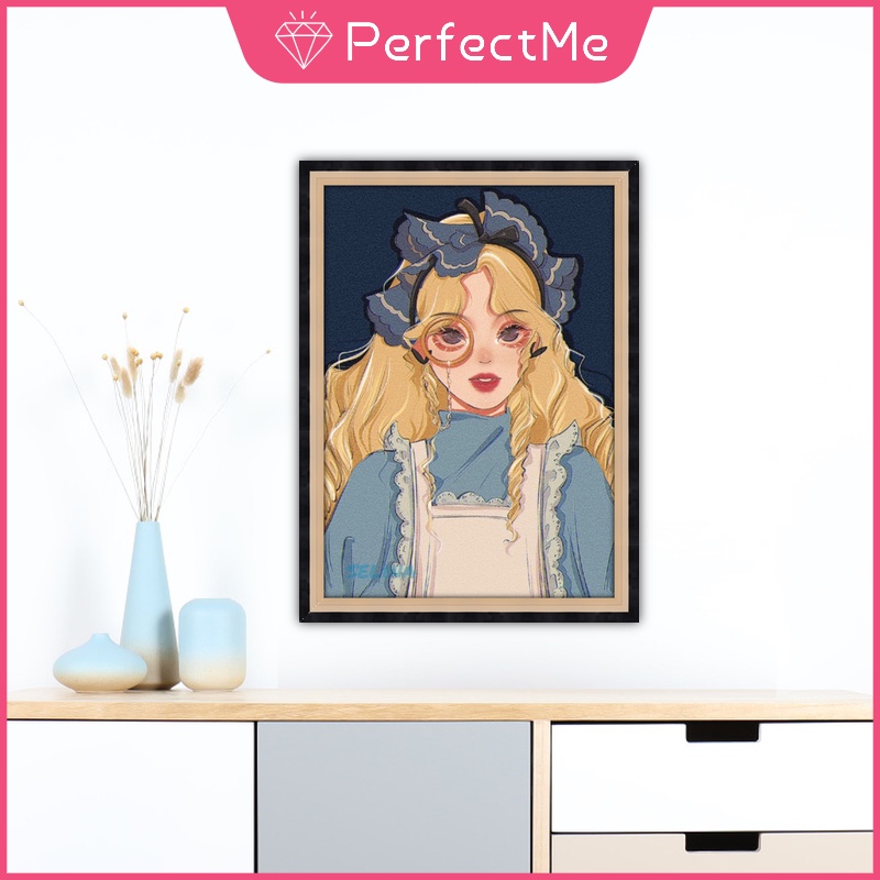 Bộ Dụng Cụ Tự Làm Tranh Đính Đá 5D Hình Công Chúa Disney 30 X 40