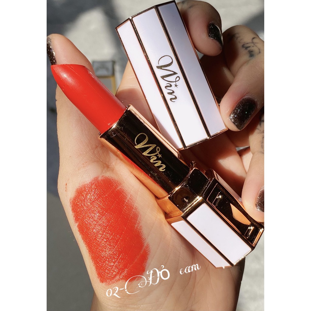 Son Môi Dạng Thỏi WINS Vỏ Trắng Vân Đá Sang Trọng Chất Mềm Mịn | BigBuy360 - bigbuy360.vn