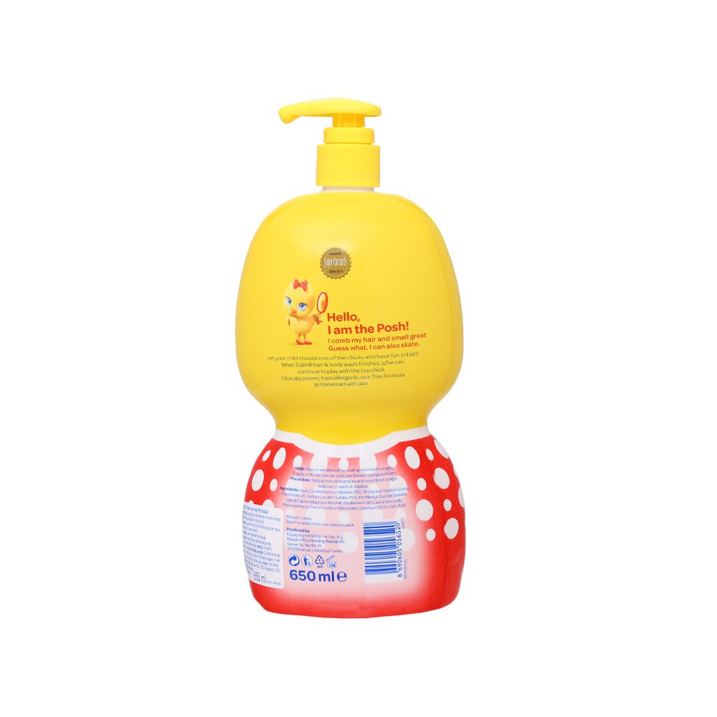 .. Tắm gội toàn thân cho bé Dalin 650ml