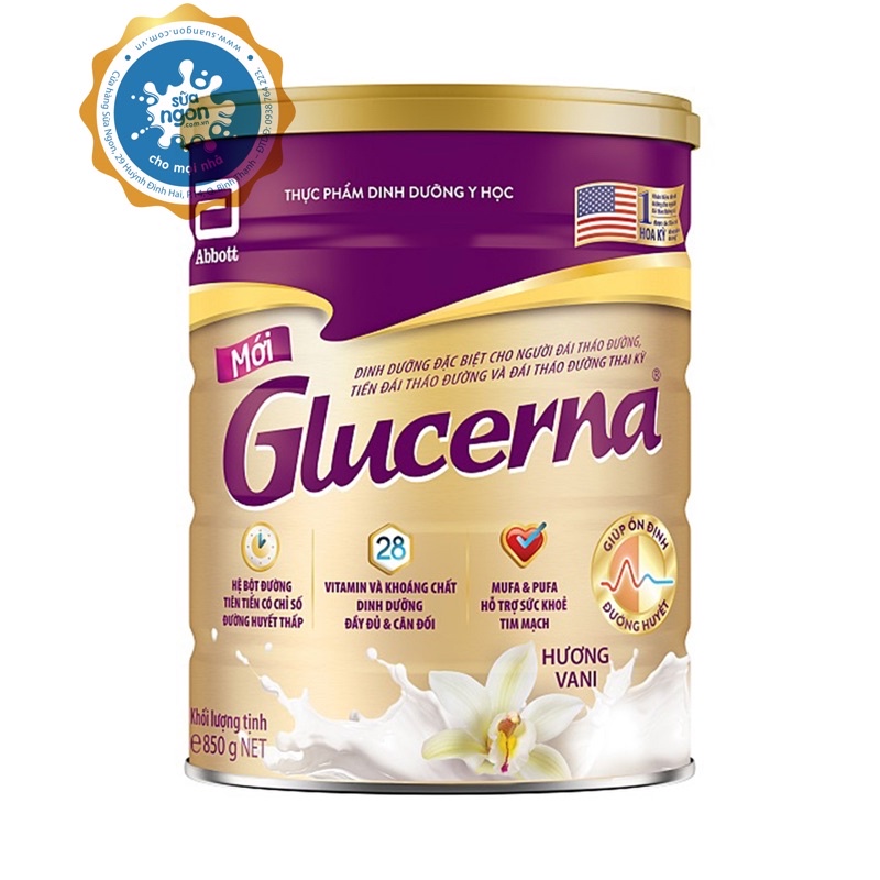 Sữa Glucerna hương Vani (850g)