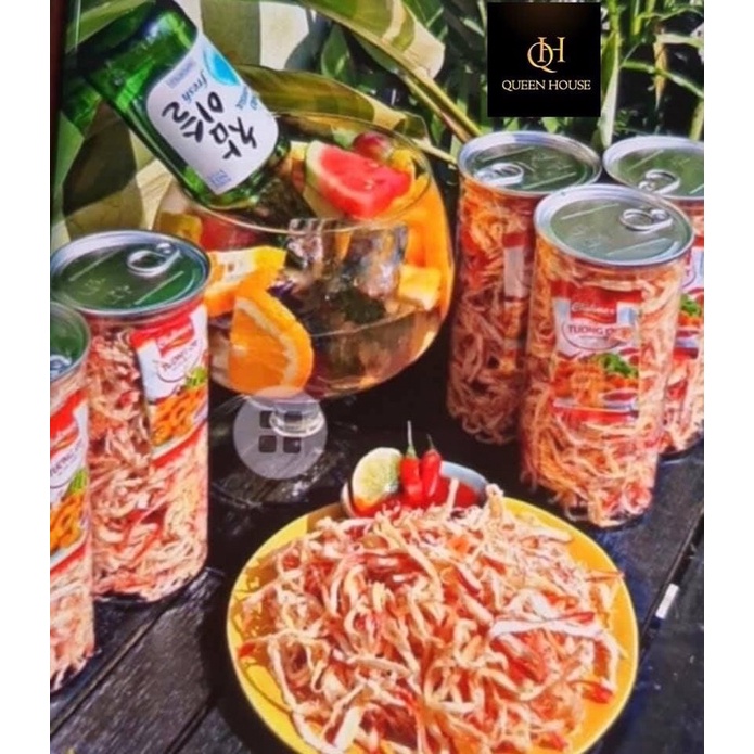 KHÔ MỰC HẤP NƯỚC CỐT DỪA XÉ SỢI SIÊU NGON NGỌT 300G | BigBuy360 - bigbuy360.vn