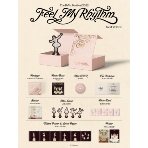 Album RED VELVET - THE REVE FESTIVAL 2022 : FEEL MY RHYTHM  ORGEL VER. nguyên seal có sẵn