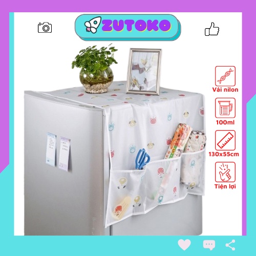 Tấm phủ nóc tủ lạnh chống nước chống bụi trang trí GD111