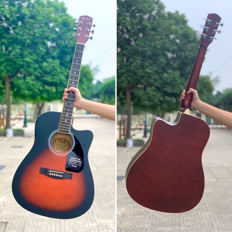 Đàn guitar Acoustic Fender CD60 tặng full 16 phụ kiện có hỗ trợ EQ