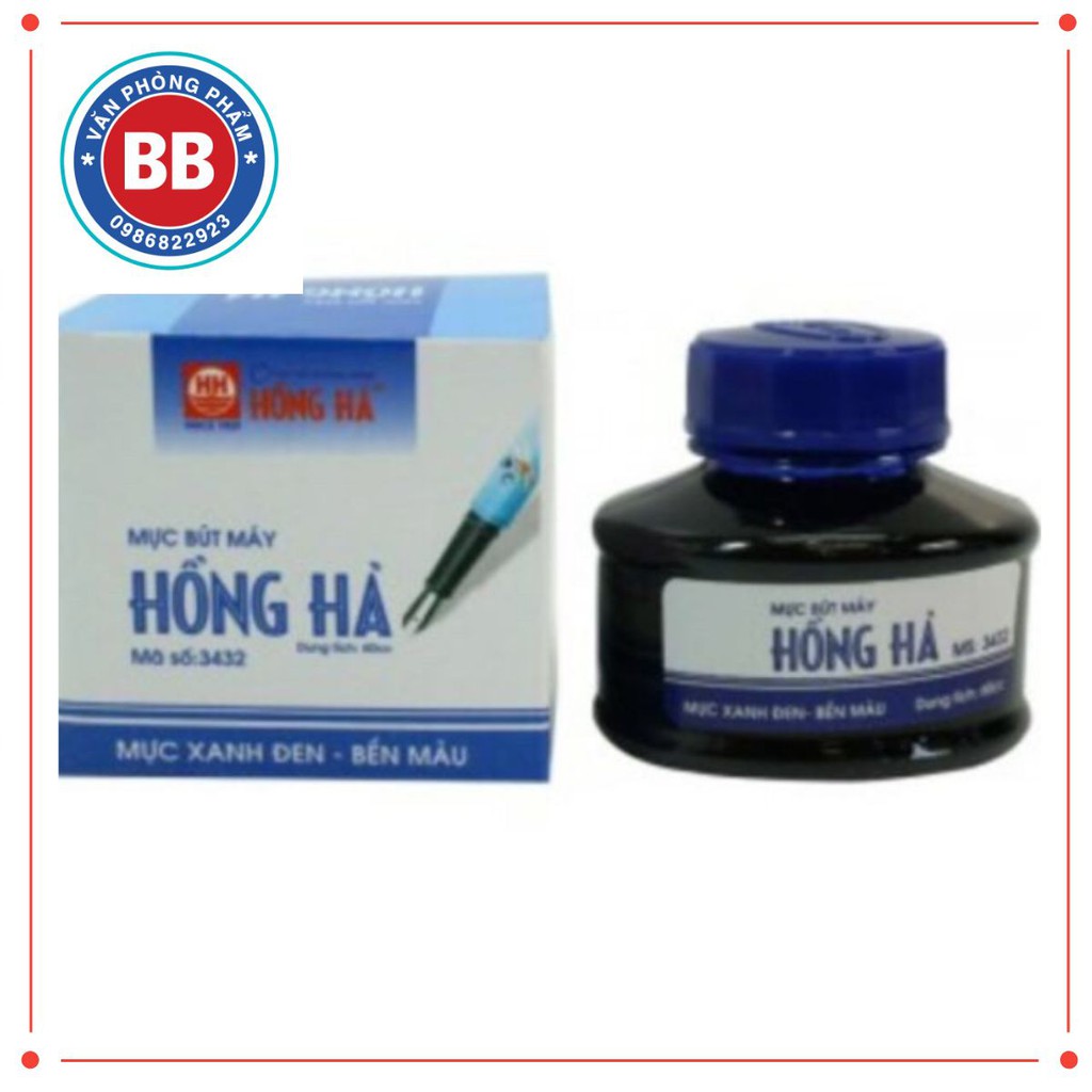 Mực Hồng Hà lọ 60ml các màu giá rẻ